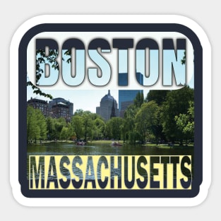 Boston Massachusetts Sticker